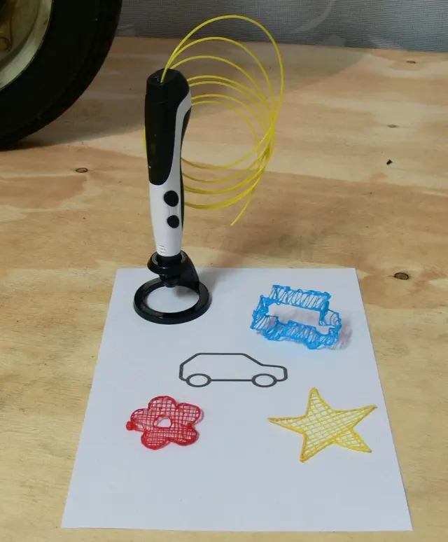 Weihnachtsbasteln mit dem 3D-Stift – Bild 1